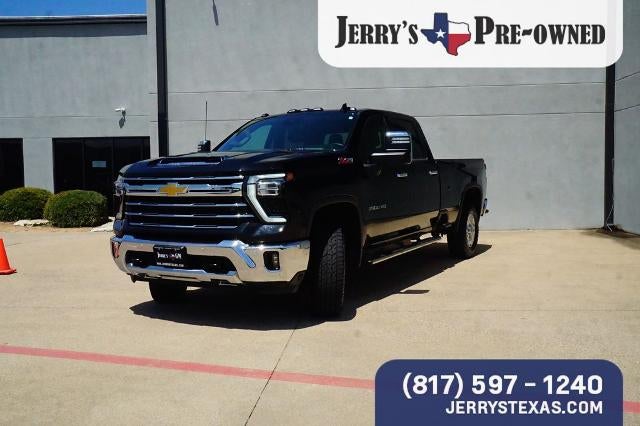 2024 Chevrolet Silverado 3500 HD LTZ in Black — front three-quarter view