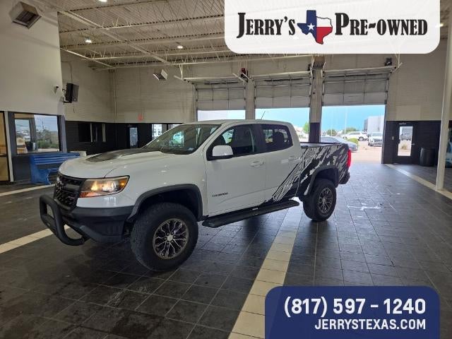2017 Chevrolet Colorado 4WD ZR2 in Summit White — front three-quarter view