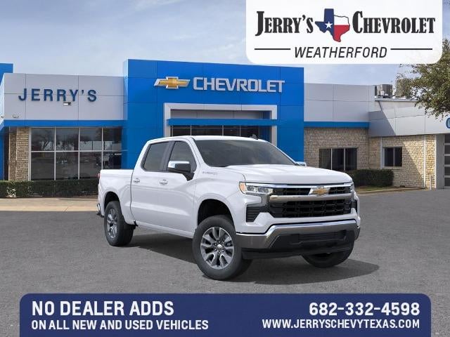 2026 Chevrolet Silverado 1500 LT in Summit White — front three-quarter view