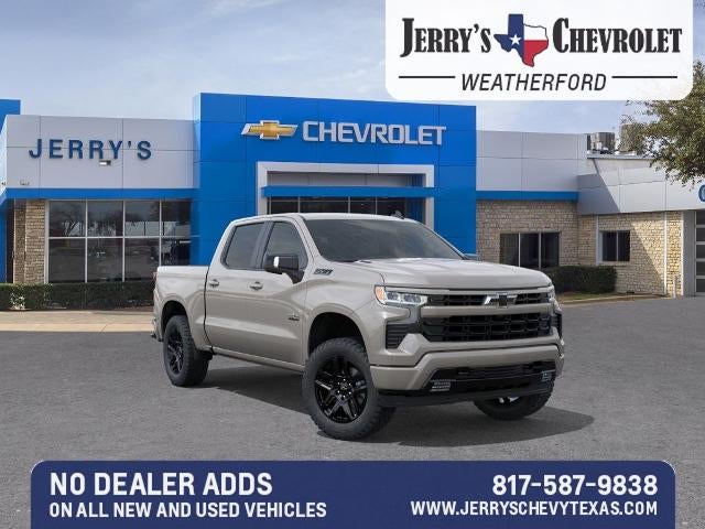 2026 Chevrolet Silverado 1500 RST in White Sands — front three-quarter view