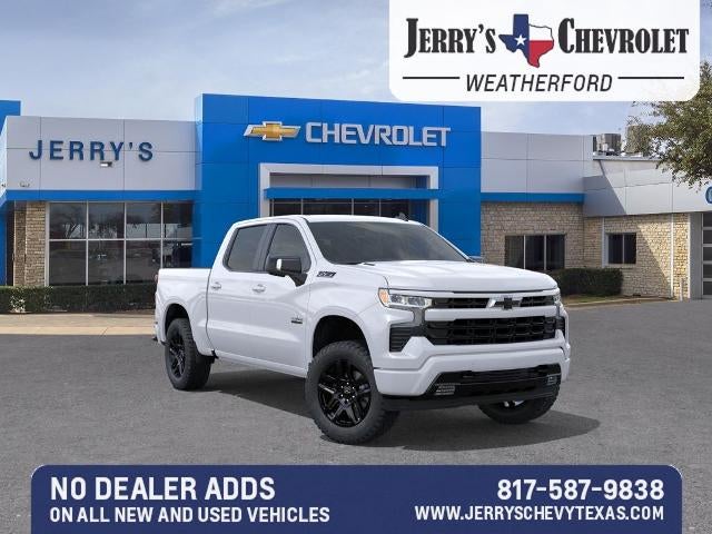 2026 Chevrolet Silverado 1500 RST in Summit White — front three-quarter view