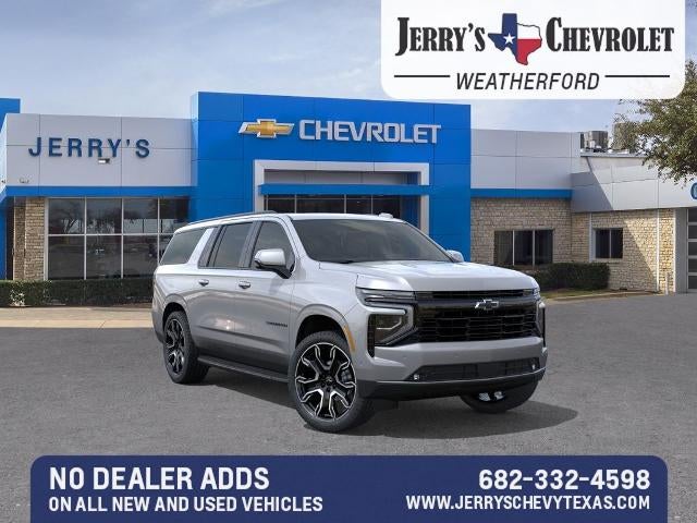 2026 Chevrolet Suburban RST in Sterling Gray Metallic — front three-quarter view