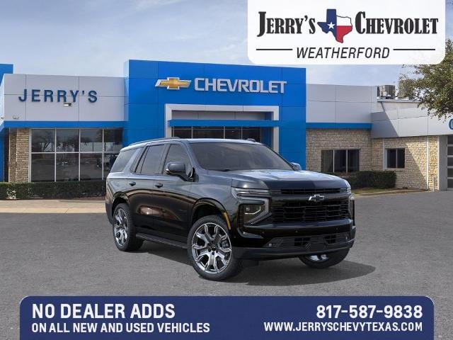 2026 Chevrolet Tahoe RST in Black — front three-quarter view
