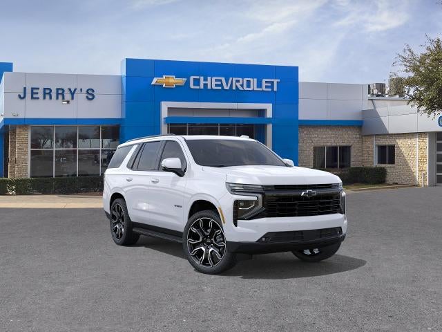 2026 Chevrolet Tahoe RST in Summit White — front three-quarter view