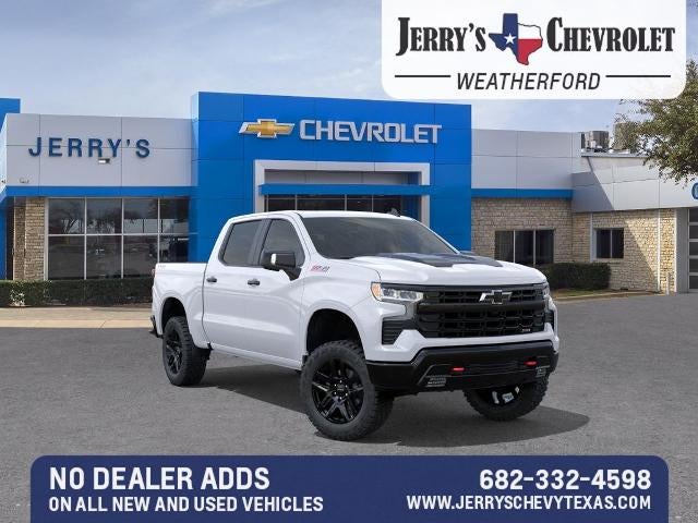2026 Chevrolet Silverado 1500 LT Trail Boss in Summit White — front three-quarter view