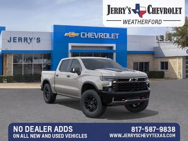 2026 Chevrolet Silverado 1500 ZR2 in White Sands — front three-quarter view