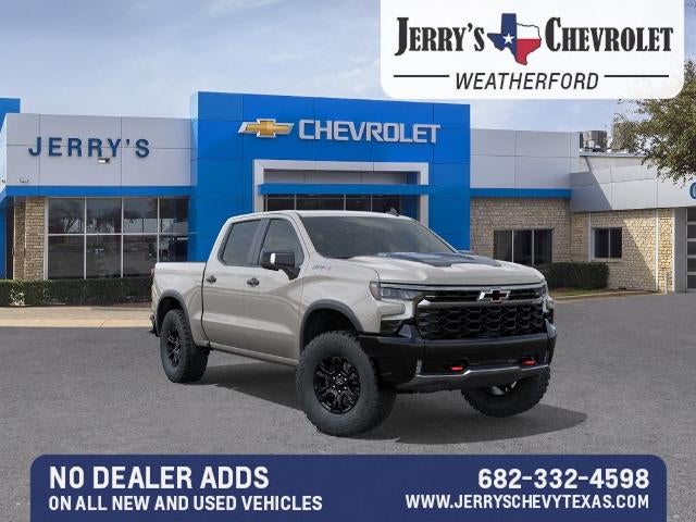 2026 Chevrolet Silverado 1500 ZR2 in White Sands — front three-quarter view