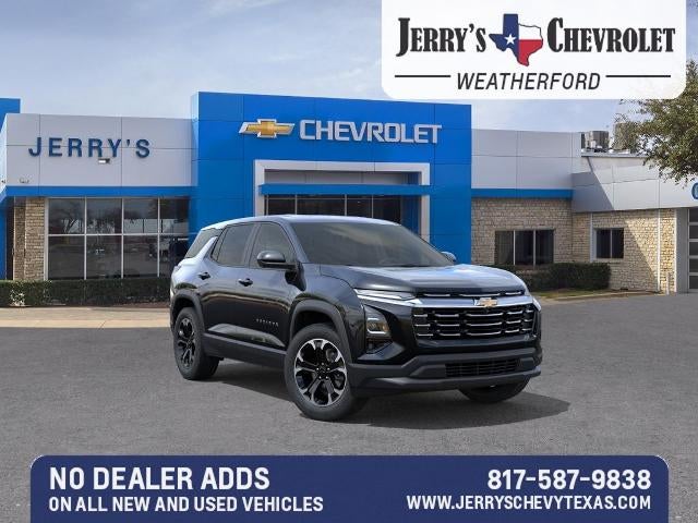 2026 Chevrolet Equinox LT in Mosaic Black Metallic — front three-quarter view