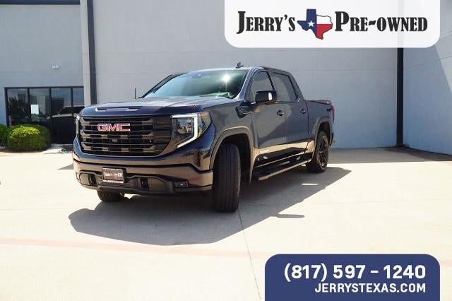 2022 GMC Sierra 1500 Elevation in Titanium Rush Metallic — front three-quarter view