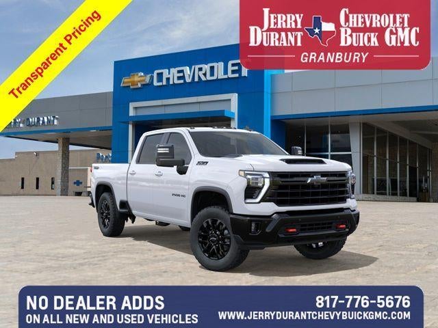 2026 Chevrolet Silverado 2500 HD LT in Summit White — front three-quarter view