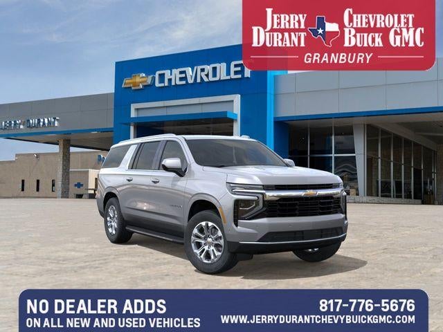 2026 Chevrolet Suburban LS in Sterling Gray Metallic — front three-quarter view