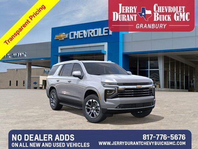 2026 Chevrolet Tahoe LT in Sterling Gray Metallic — front three-quarter view