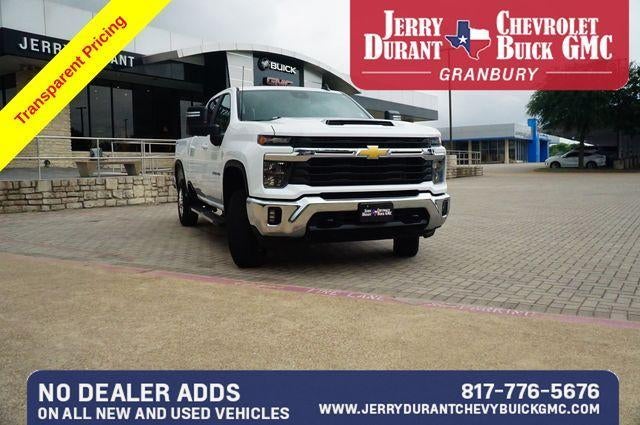 2025 Chevrolet Silverado 2500 HD LT in Summit White — front three-quarter view