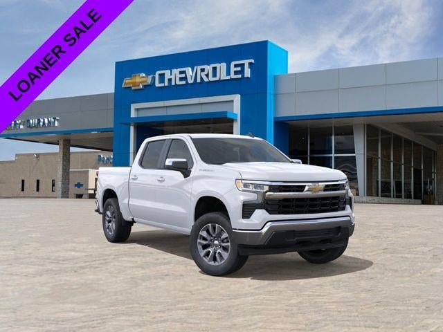 2026 Chevrolet Silverado 1500 LT in Summit White — front three-quarter view