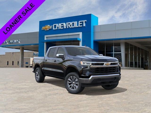 2026 Chevrolet Silverado 1500 LT in Black — front three-quarter view