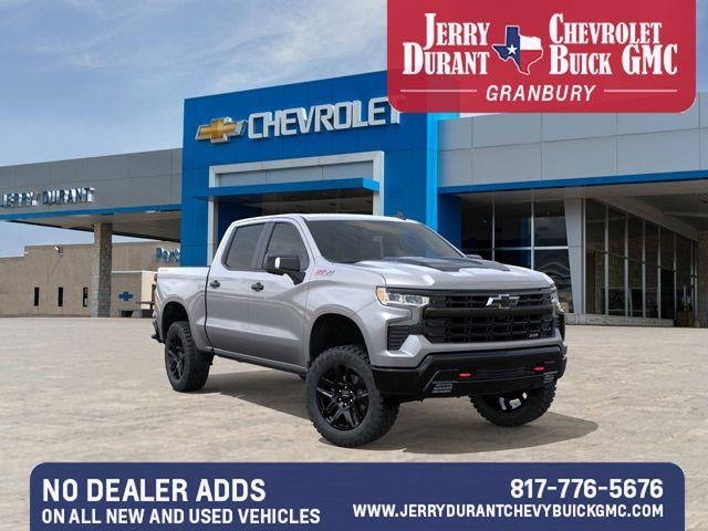 2026 Chevrolet Silverado 1500 LT Trail Boss in Sterling Gray Metallic — front three-quarter view