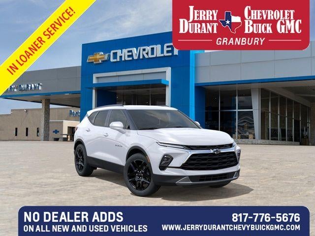 2026 Chevrolet Blazer 2LT in Summit White — front three-quarter view