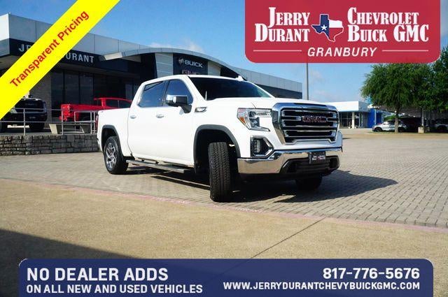 2020 GMC Sierra 1500 SLT in Summit White — front three-quarter view