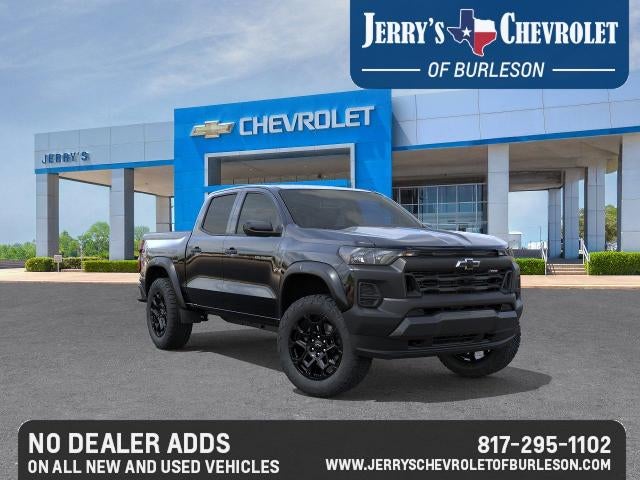 2026 Chevrolet Colorado Trail Boss in Black — front three-quarter view