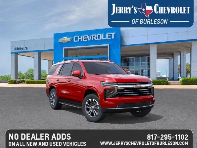 2026 Chevrolet Tahoe LT in Radiant Red Tintcoat — front three-quarter view
