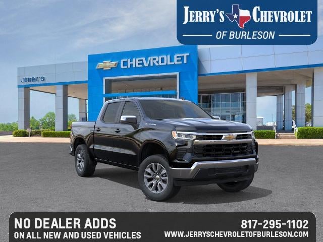 2026 Chevrolet Silverado 1500 LT in Black — front three-quarter view