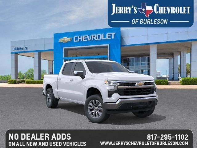 2026 Chevrolet Silverado 1500 LT in Summit White — front three-quarter view