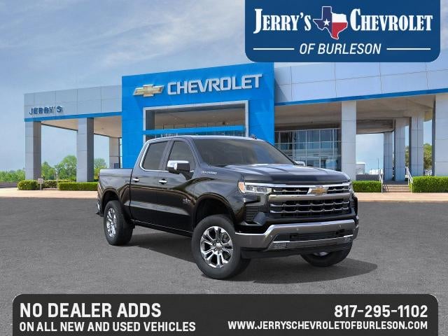 2026 Chevrolet Silverado 1500 LTZ in Black — front three-quarter view