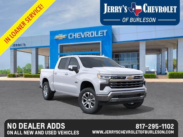 2026 Chevrolet Silverado 1500 LTZ in Summit White — front three-quarter view
