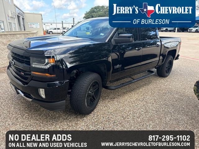 2018 Chevrolet Silverado 1500 LT in Black — front three-quarter view