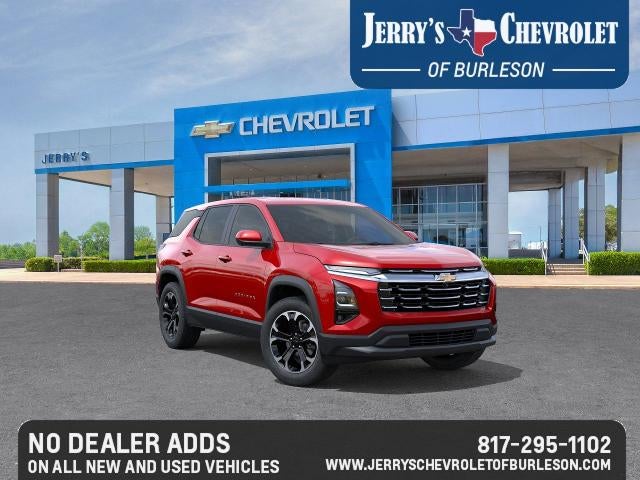 2026 Chevrolet Equinox LT in Radiant Red Tintcoat — front three-quarter view