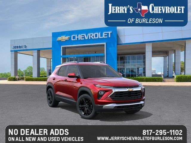 2026 Chevrolet Trailblazer LT in Apex Red — front three-quarter view