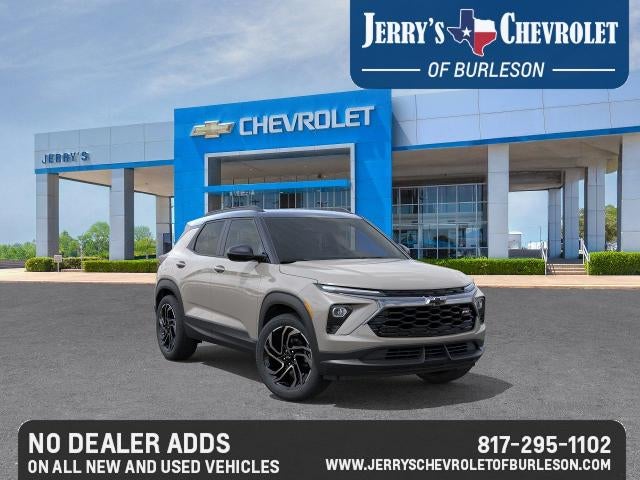 2026 Chevrolet Trailblazer RS in White Sands — front three-quarter view